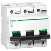 Schneider Mini circuit breaker, C-curve, 3-pole, 100A